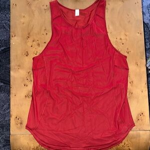 Lululemon Athletica Red Tank Top